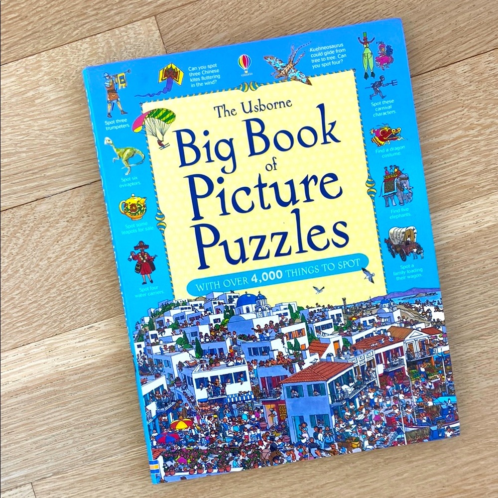 Usborne Big Book of Picture Puzzles